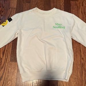 smiley crewneck